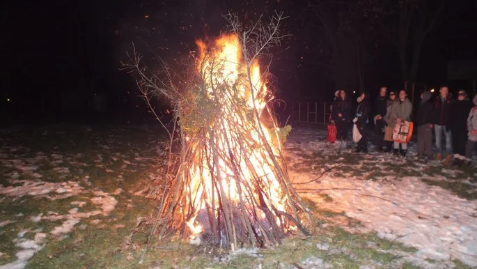 Паљење Бадњака, Нова Црвенка 06.01.2015. год.